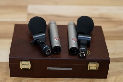 Neumann KM184 Stereo Set Small Diaphragm Condenser Mic Free US 48 State Ship!
