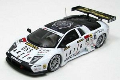 EBBRO 1:43 MURCIELARGO RG1 SGT 2005 GT500 AKTIO WHITE EB-43772
