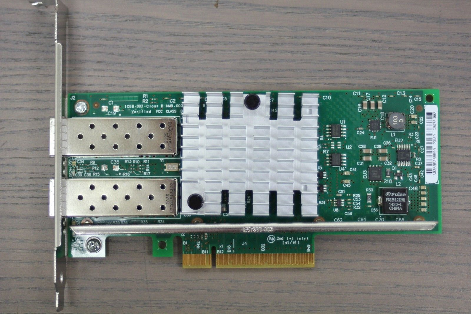 Intel X520-DA2 10GB Ethernet Server Adapter - E10G42BTDA - Dual-Port PCIe NIC