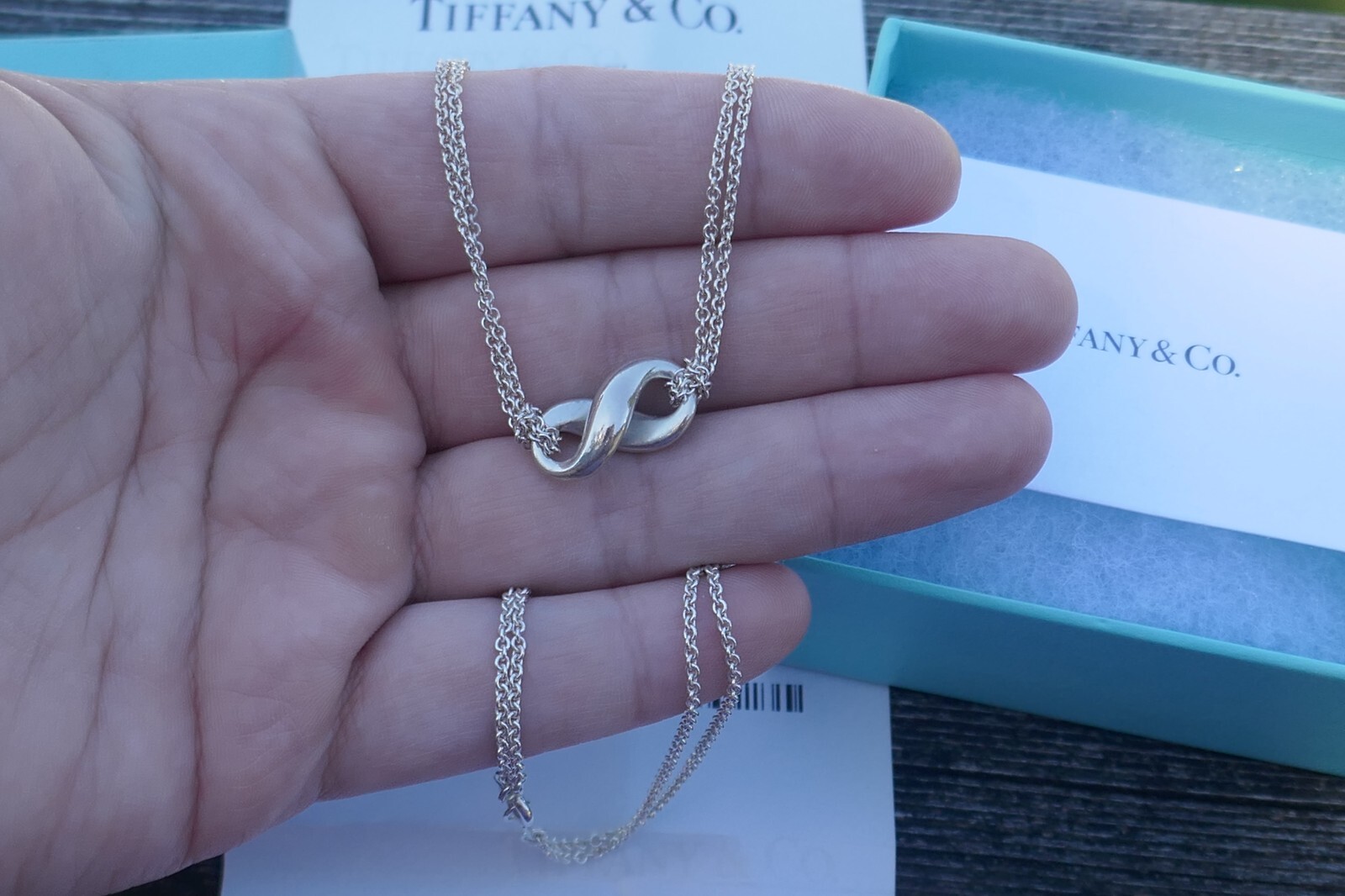 Vintage Tiffany & Co. Sterling Silver Double Infinity Vintage Tiffany & Co. Sterling Silver Double Infinity