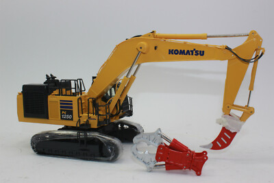 Nzg 999 1 Komatsu PC 1250 Demolition Shear + Ripper 1:50 New in OVP