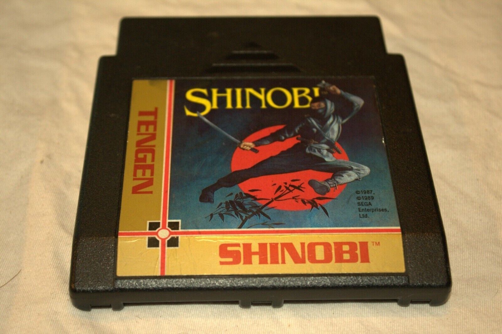 忍-SHINOBI- GOLD CARTRIDGE Sega Master System Mark Ⅲ 3 Shinobi Ninja Gold Cartridge w