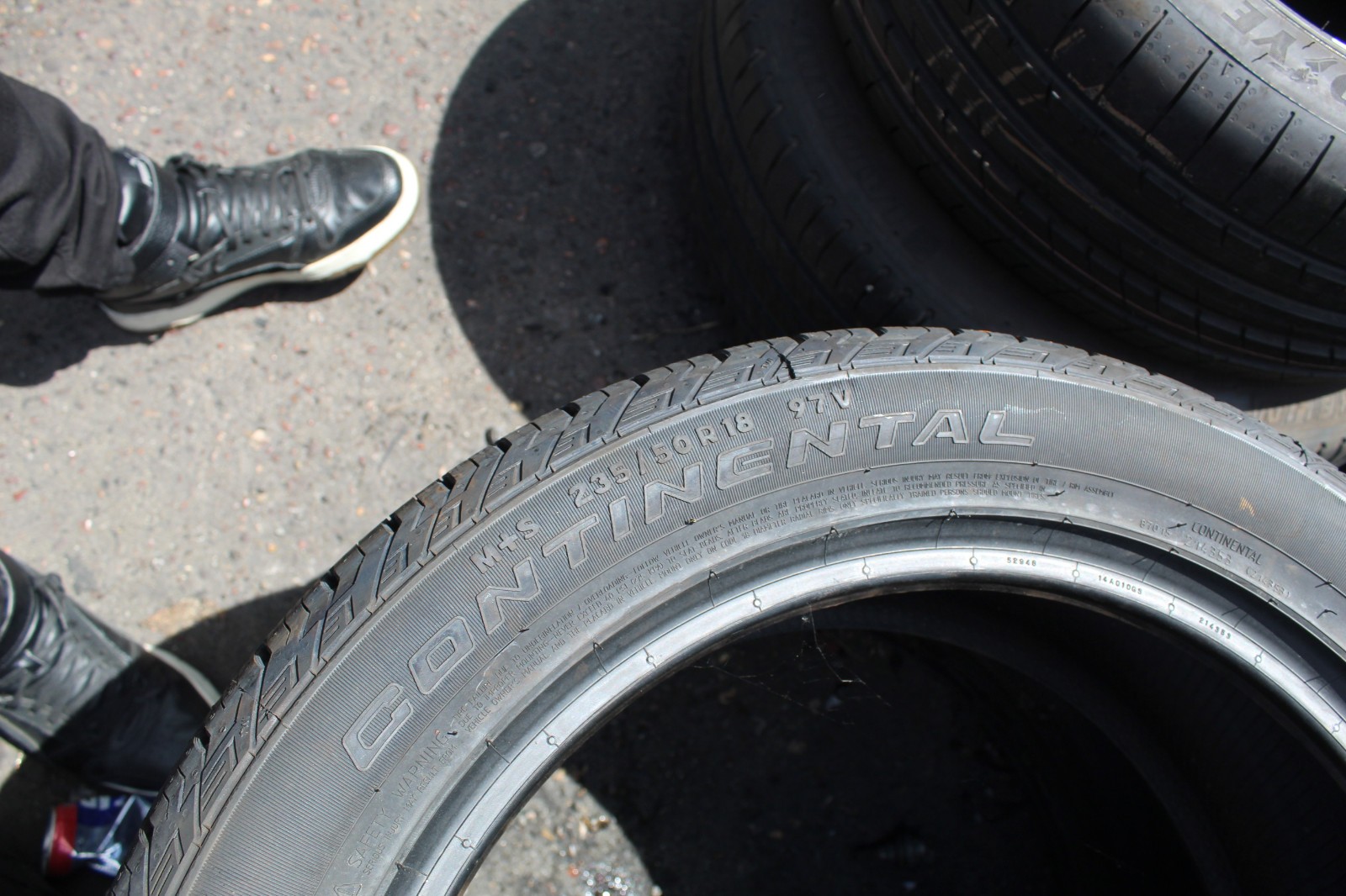 New 235 50 18 Continental, M+S, 97V, x1 Single Tyre (F1_tyres) L3584