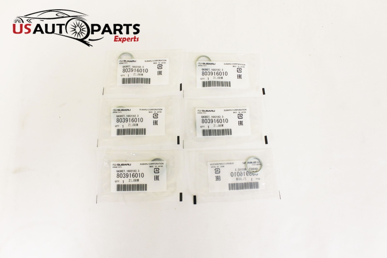 QTY 6 Oil Pan Crush Washers For Subaru impreza Outback Legacy Forester