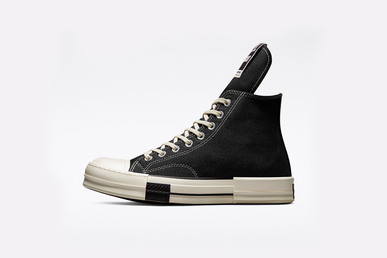 Pre-owned Converse Drkstar Chuck Taylor All Star 70 Hi Rick Owens Drkshdw Black A00130c