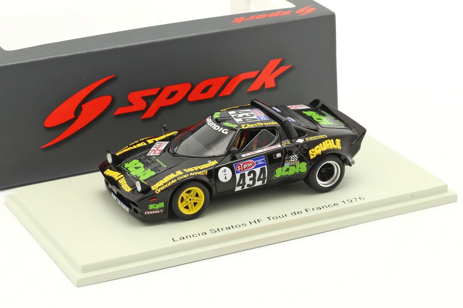ミニカー Lancia Stratos HF Tour de France 1976 LANCIA STRATOS HF #434 B.Saby Tour de France 1976 - 1/43