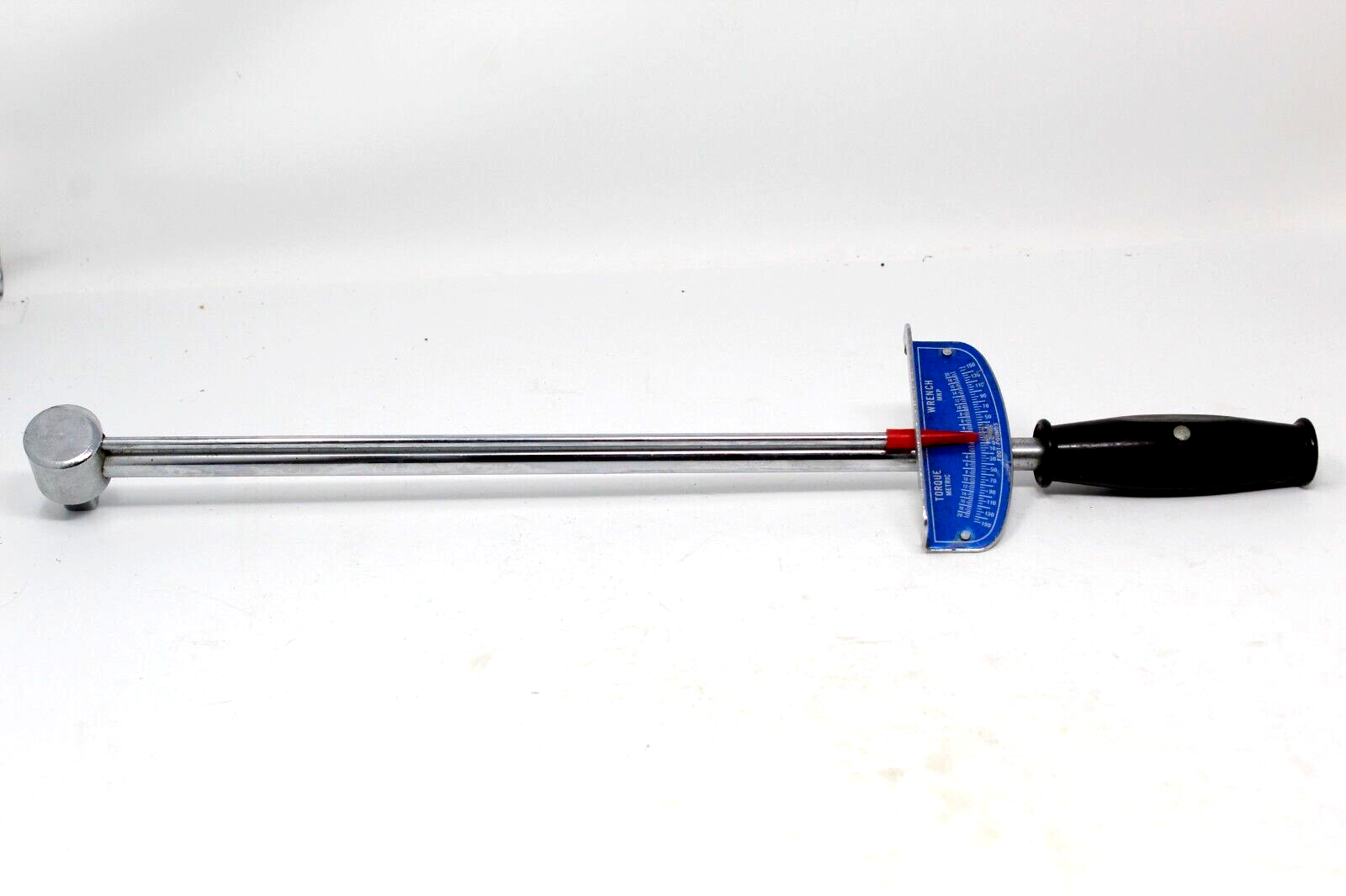 Vintage Square 1/2" Drive Beam Torque Wrench, 0-150 Ft-Lbs, 0-20 kg USA Made