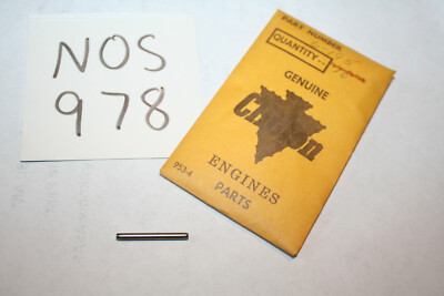 NOS Genuine Clinton Outboard Carburetor Float Pin 6-195 14213 C327 C3980  C