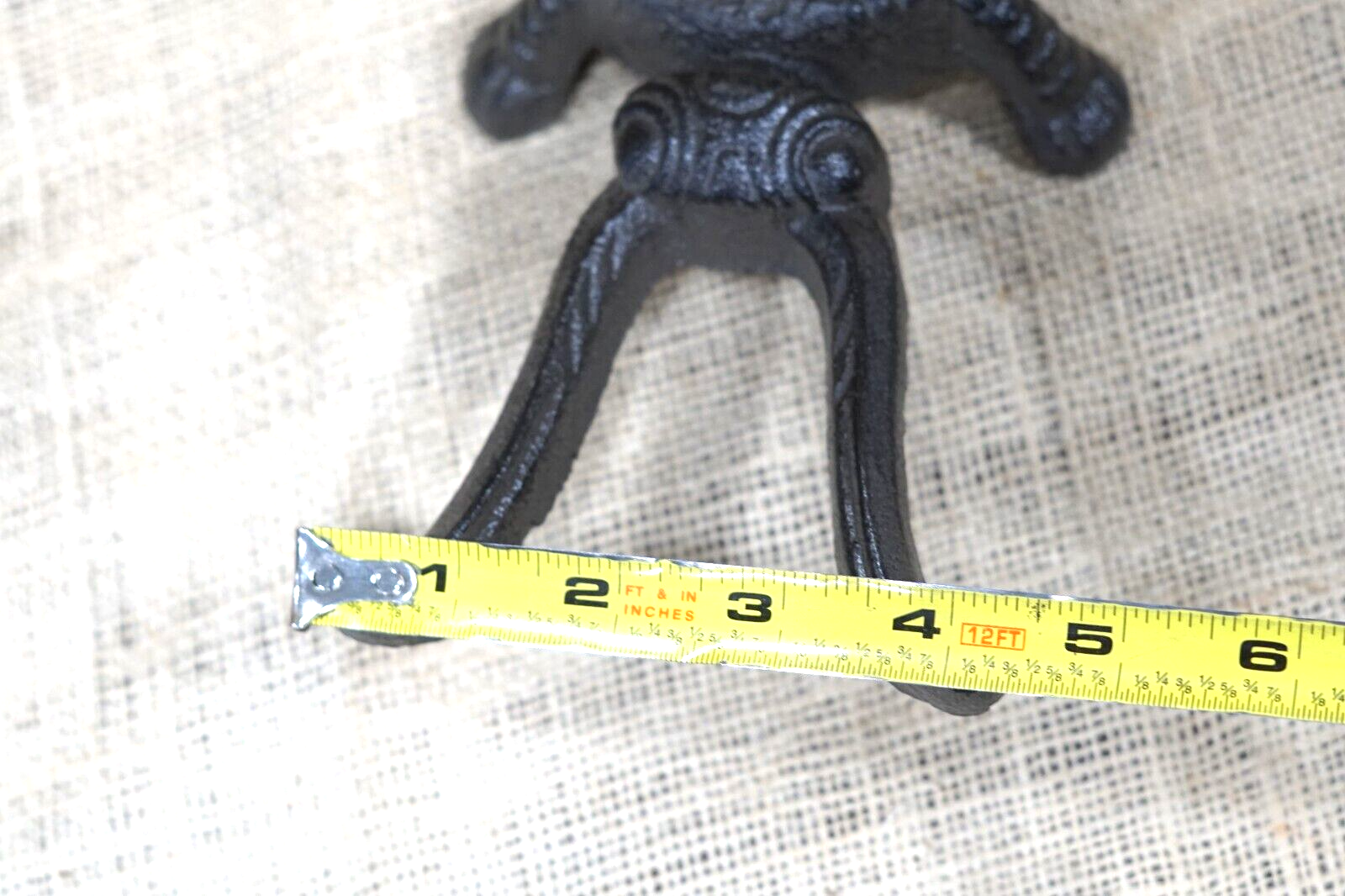 Cast Iron Bug Beetle Figural Boot Jack Tool  Shoe Horn Bootjack Farm Mud Room