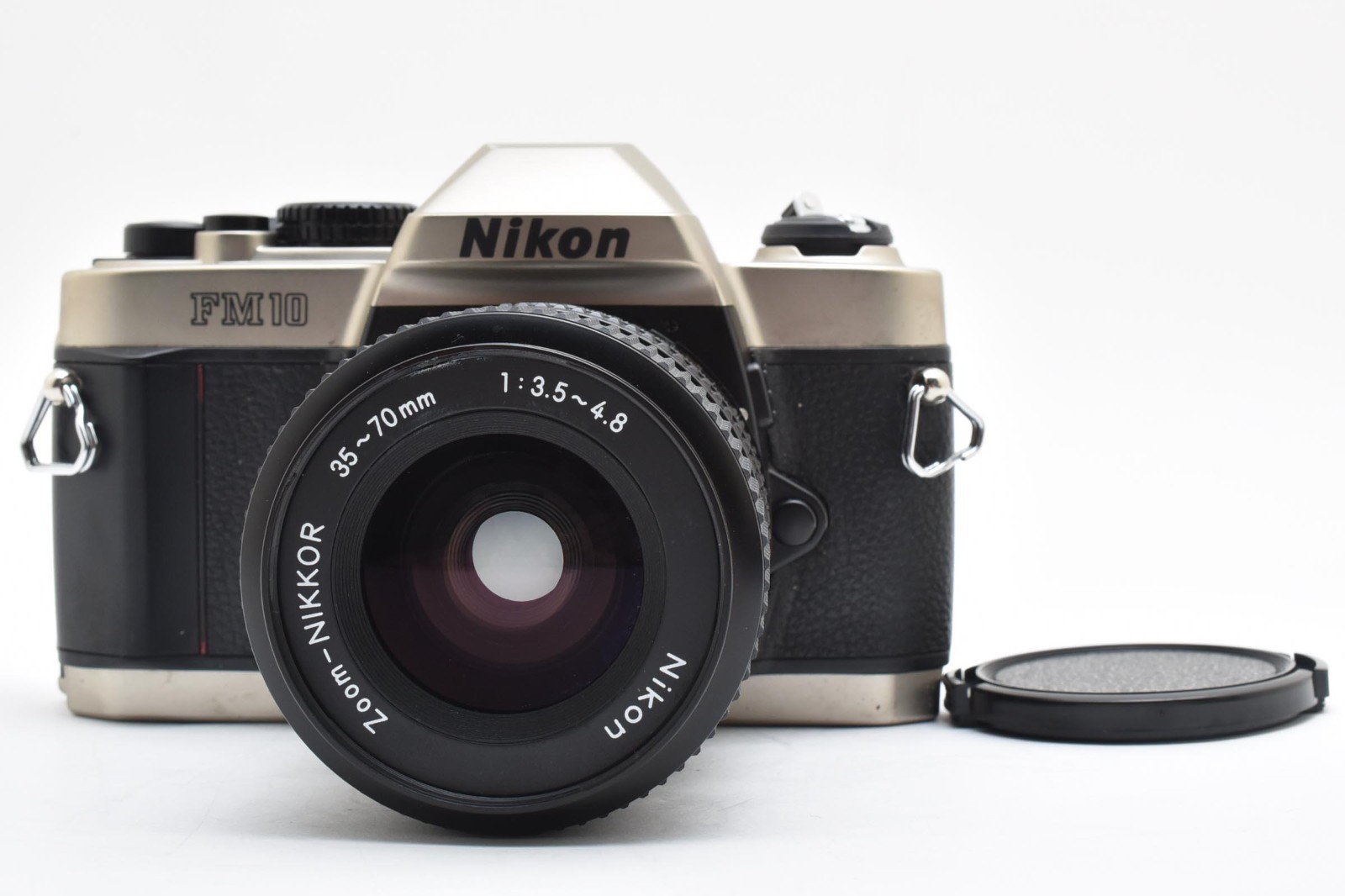 Nikon FM10 35mm SLR Film Camera Body w/35-70mm f/3.5-4.8