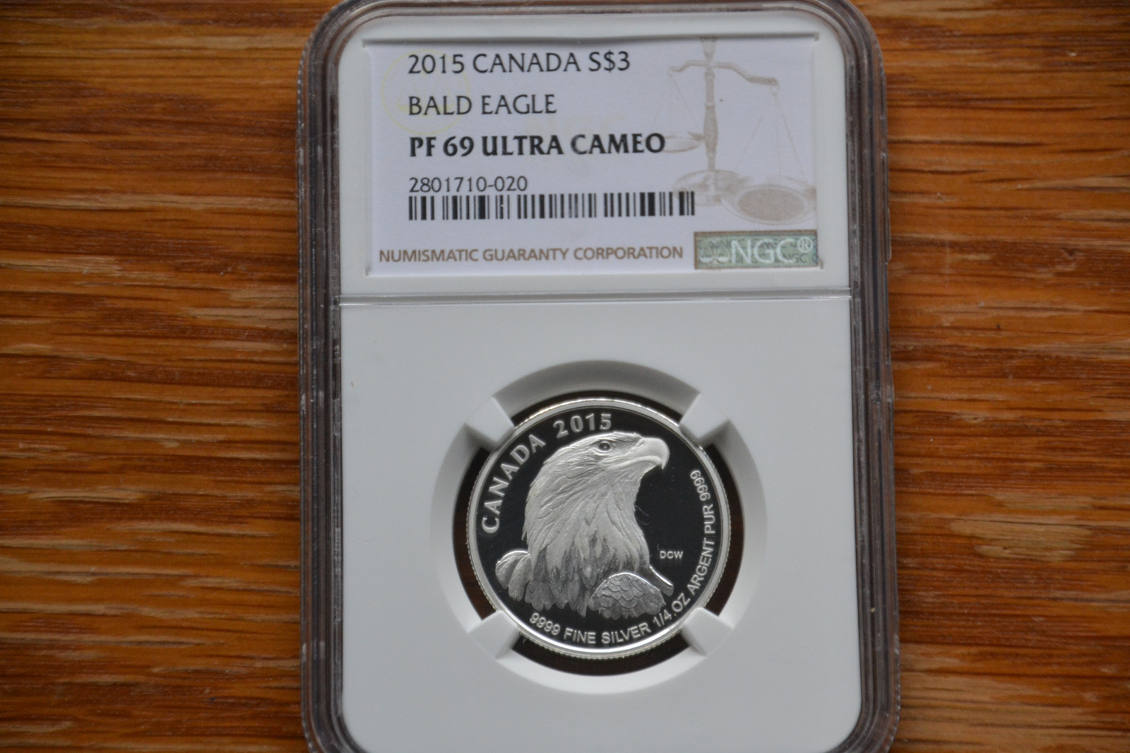 2015 Canada Silver $4.00, $3.00 and $2.00 Bald Eagle NGC PF69UC Set