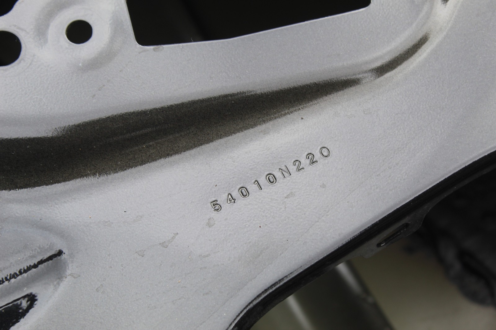 BMW X6 G06 2019-2023 Rear Right Drivers Side Door 4Dr Coupe BLACK 41008497452