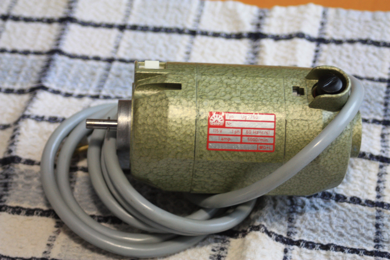 New Unused Unimat DB SL Mini Lathe Typ Ug7750 Motor - 115 V  90 Watt