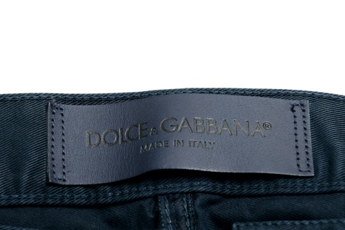 Pre-owned Dolce & Gabbana Navy Men's Straight Leg Jeans Us 40 It 56 In Blue