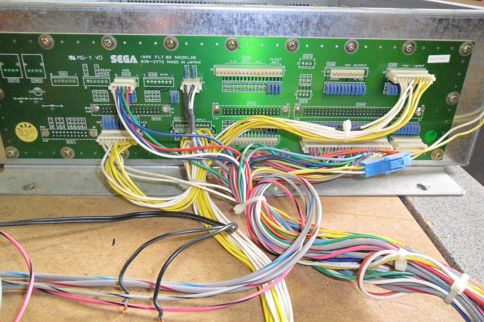 DYNAMITE COP, SEGA, ARCADE PCB BOARD, CAGE, COMPLETE SET UP, WORKING