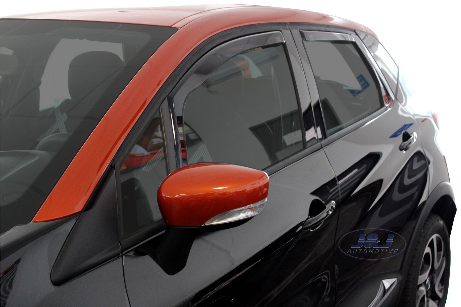 DRE27186 RENAULT CAPTUR 20132019 wind deflectors 5 DOOR 4pc set TINTED