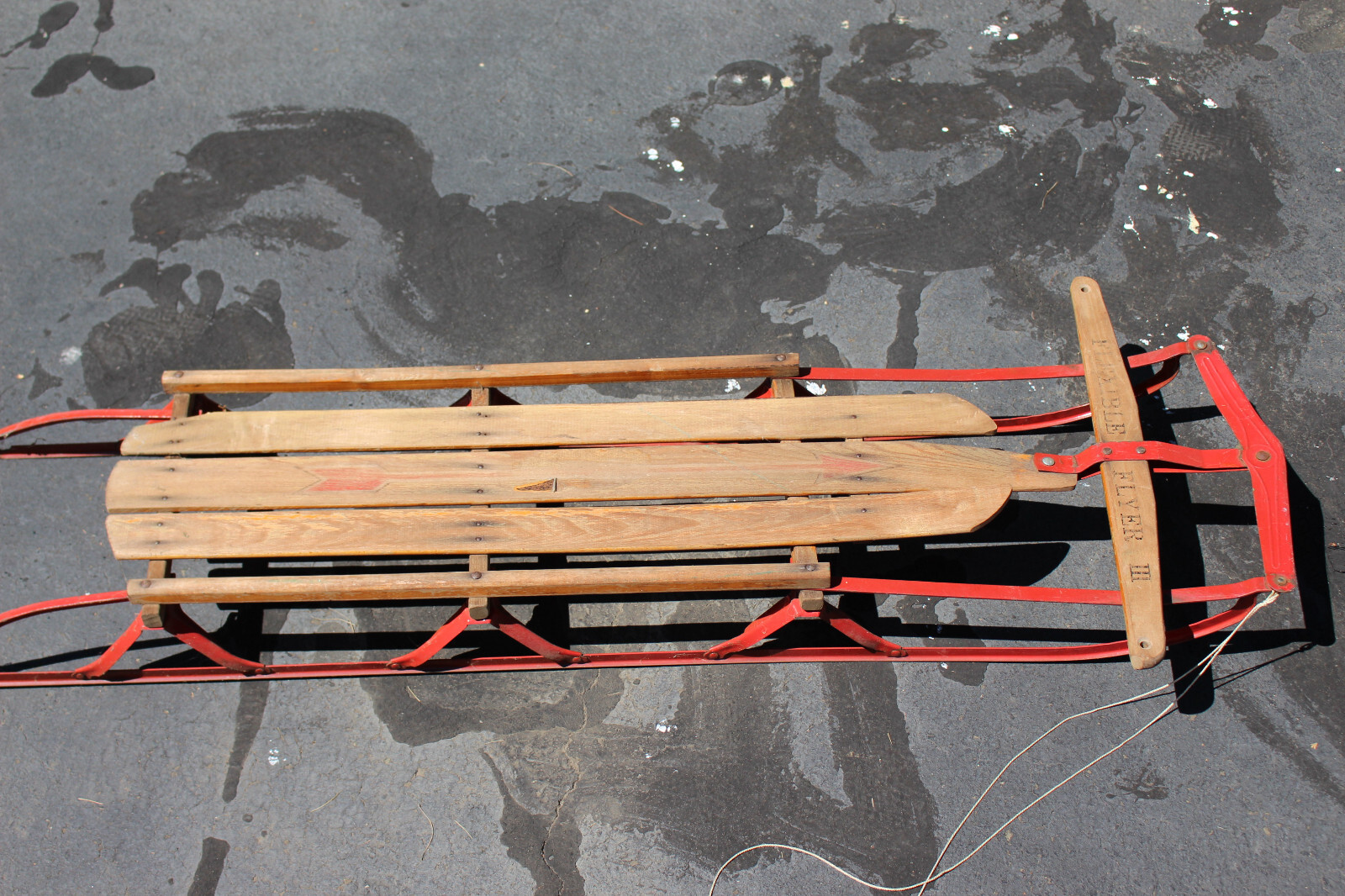 Vintage Flexible FLYER SLED III, 57