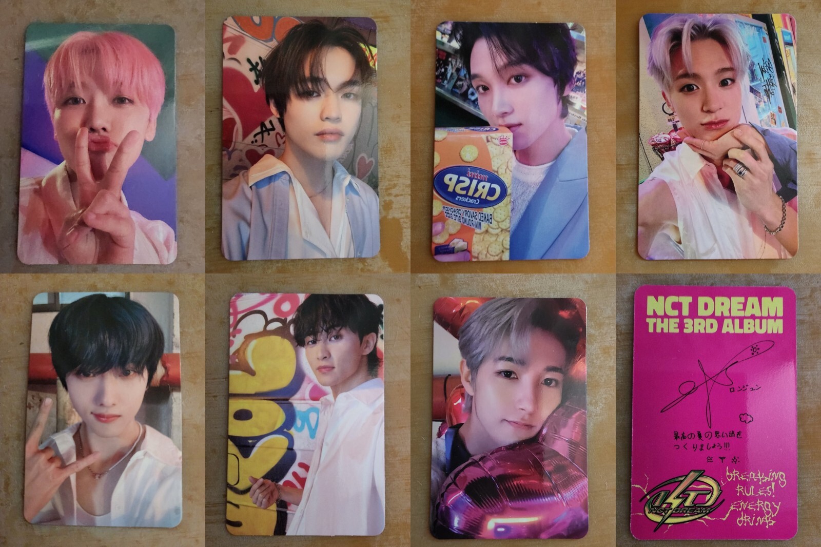 NCT DREAM ISTJ Official PHOTOCARD 3rd Album D2C Walmart