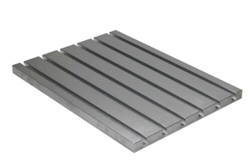 T-Slot Plate, Aluminum T-track Metalworking, Fixture Plate 12"x12", USA Made!