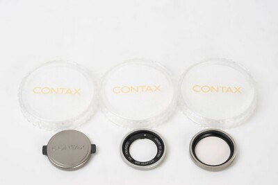 CONTAX T3 30.5 アダプター、フィルター2点セット Contax T3 Accessories (30.5mm adapter, filter & front cap
