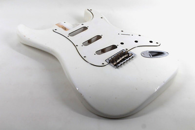 MJT Official Custom Vintage Aged Nitro Guitar Body Mark Jenny VTS 3lbs 4oz White