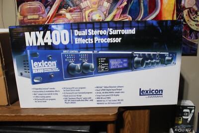 Lexicon MX-400 Dual Stereo/Surround Effects Processor BNIB