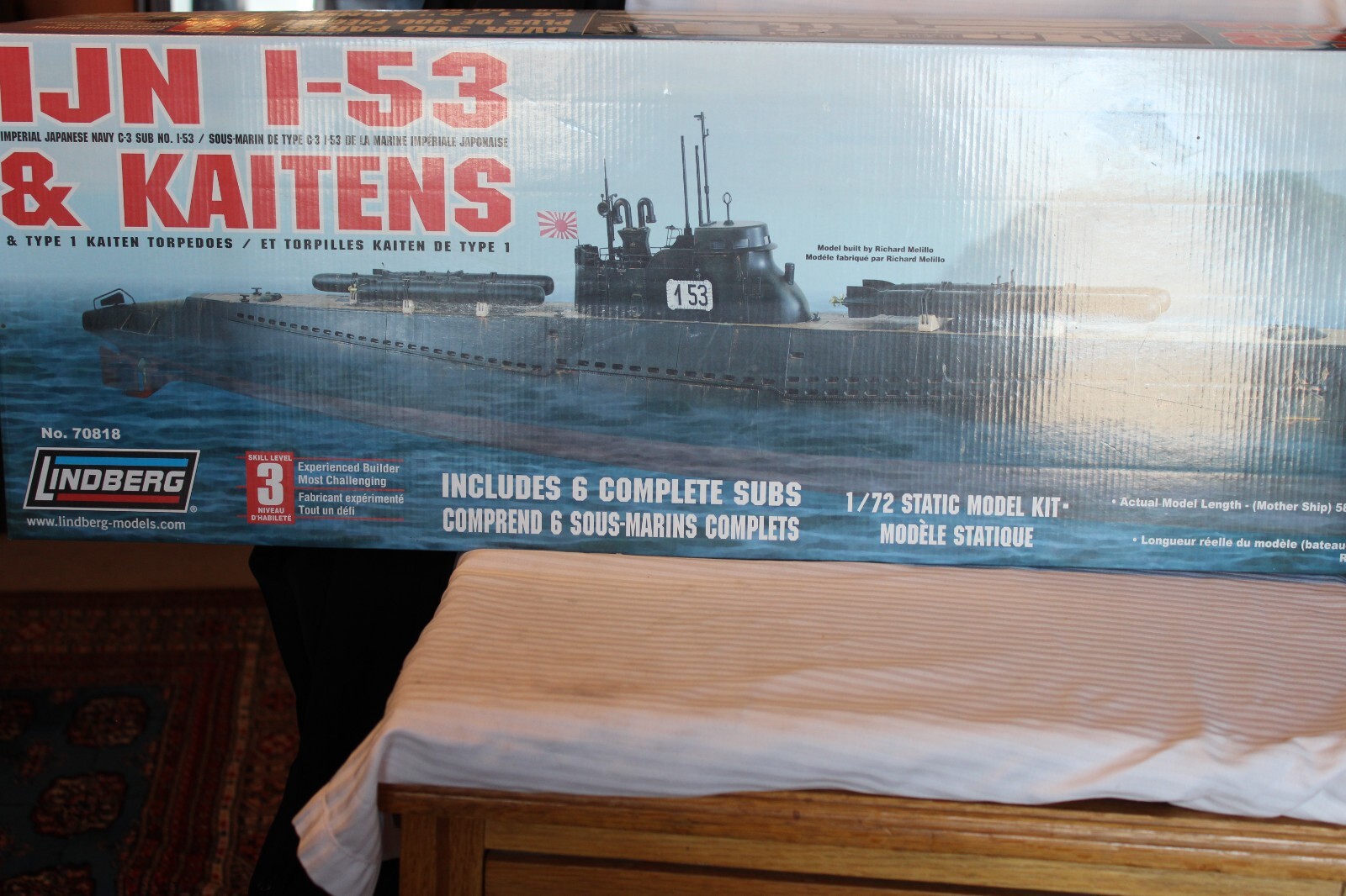 【当時物　未開封品】IJN I-53 & Kaitens 1/72 リンドバーグ $_57.JPG?set_id=880000500F