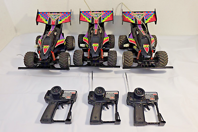 NIKKO Sears Super Lobo V 3 RC Buggy Lot 3 Remotes Untested As Is