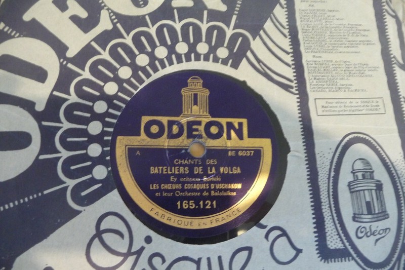 Les Choeurs Cosaques D'Uschakow 78rpm Chants Des Bateliers De La Volga. Odeon