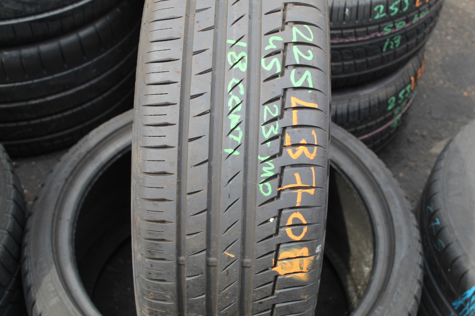 New 225 45 18 Continental, PC 6, XL, MO, 95Y, x1 Single Tyre (F1_tyres) L3708