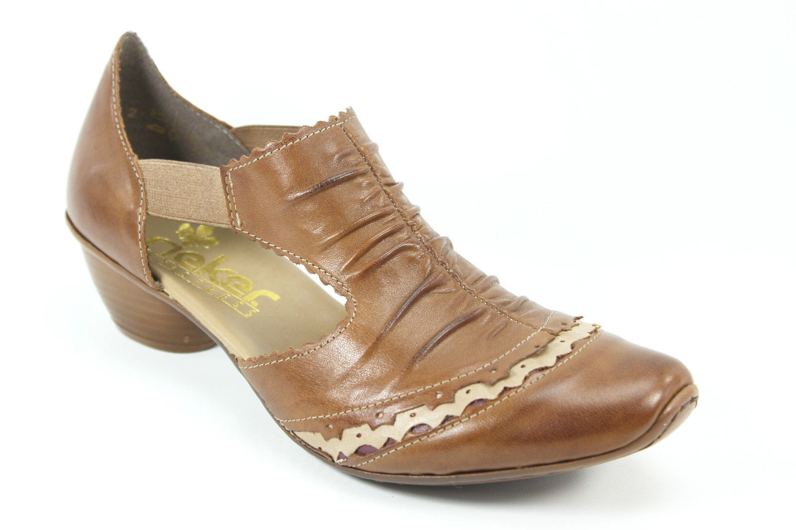 Женские кожаные каблуки Rieker