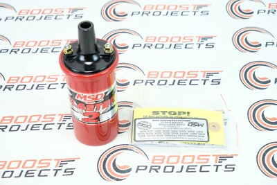 MSD Ignition Coil Blaster 2 8mH 45,000 Volts .7 OHMs Red Universal - 8202