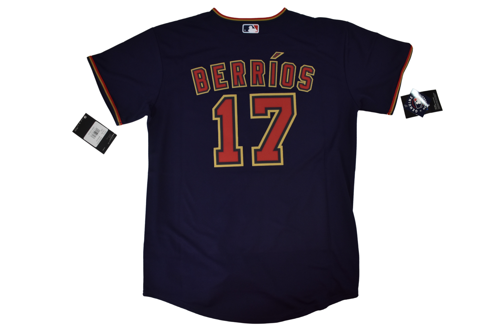 Minnesota Twins No17 Jose Berrios Navy blue Cool Base Stitched Youth MLB Jersey