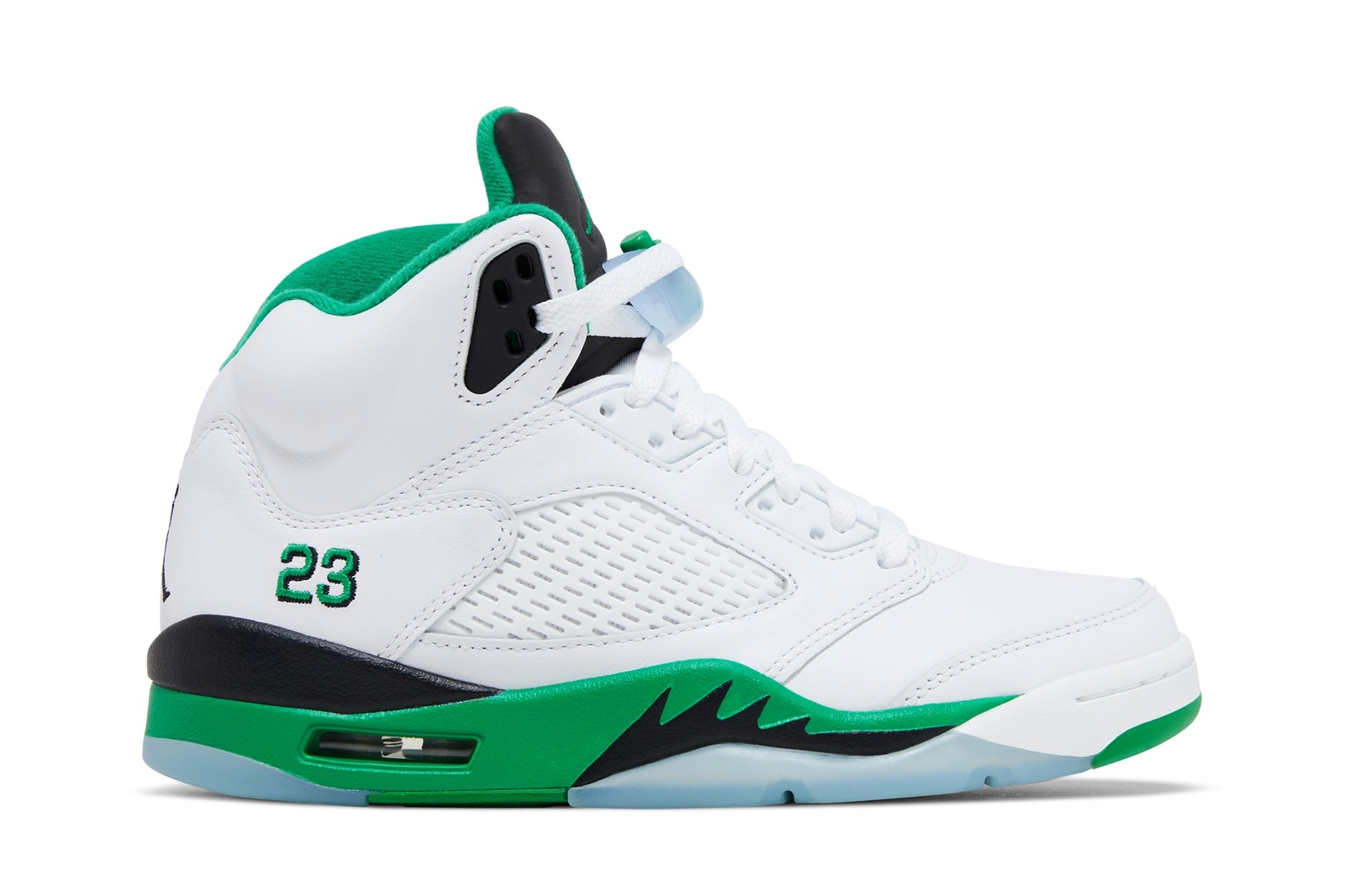 Jordan 5 ホワイト/グリーン Nike Air Jordan 5 Retro 'Lucky Green' DD9336-103 Women's Shoes New