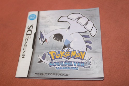 Pokemon Soul Silver Case  ONLY!! (DS) *US VERSION*
