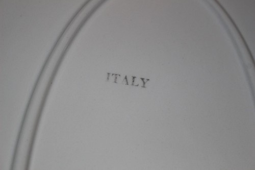 ANTIQUE REPRODUCTION MOTTAHEDEH MUSEE DES ARTS PORCELAIN TUREEN&UNDERPLATE-ITALY