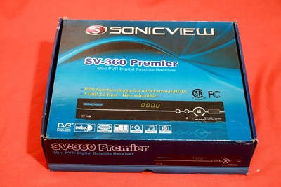 Sonicview 360 Premier Mini PVR FTA TV Receiver In Box