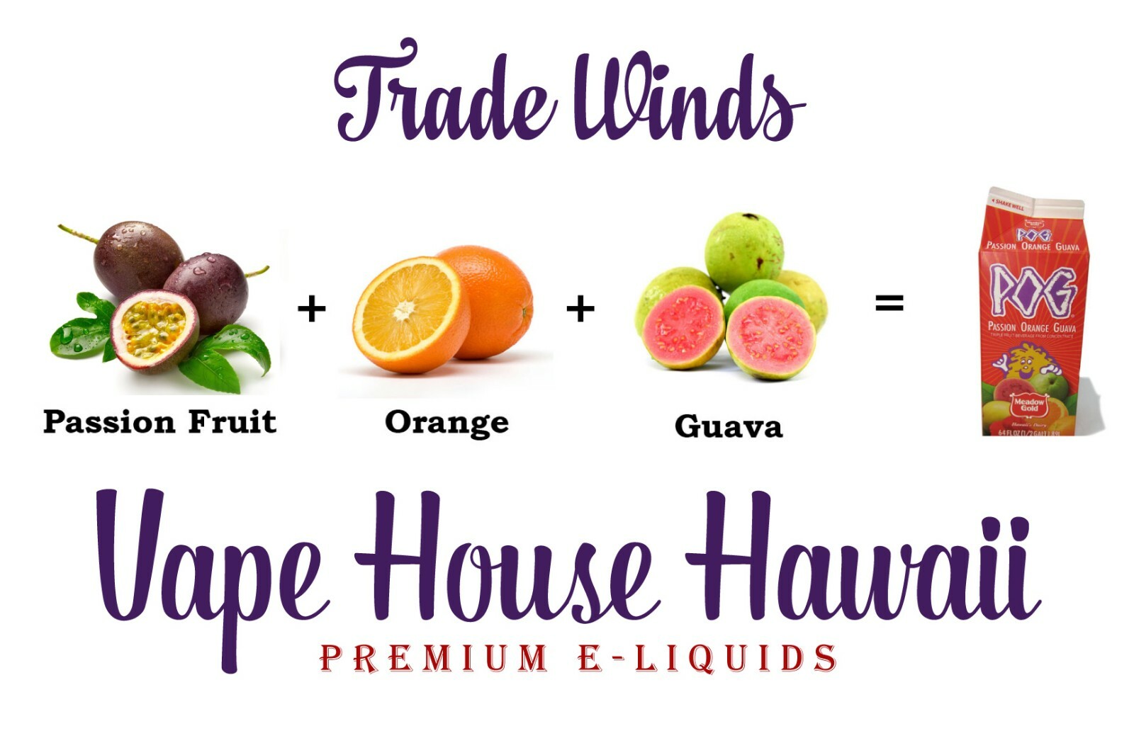 Liquid VH Hawaii 30ml 60ml e | Juic PUNCH | DESSERT | COFFEE 0mg 3mg 6mg