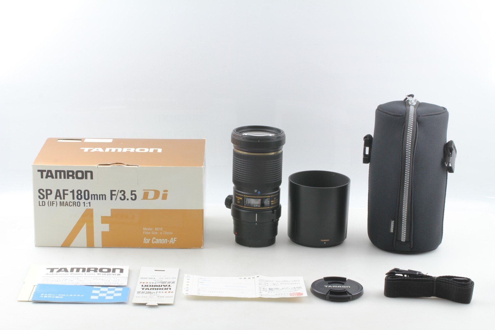 MINT in Box] TAMRON SP AF 180mm f/3.5 Di LD IF Macro B01 for