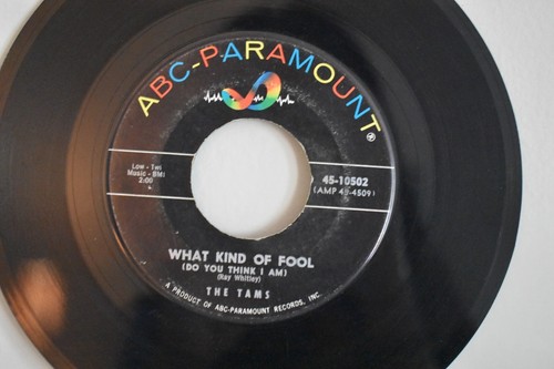 ABC - PARAMOUNT RECORD — “Laugh It Off” and “What Kind of Fool”