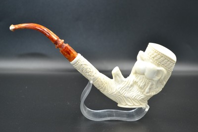 Embossed Floral Pipe, Horse Pipe, Race Horse Pipe, Cavallo Pipe, Hanmade Pipe