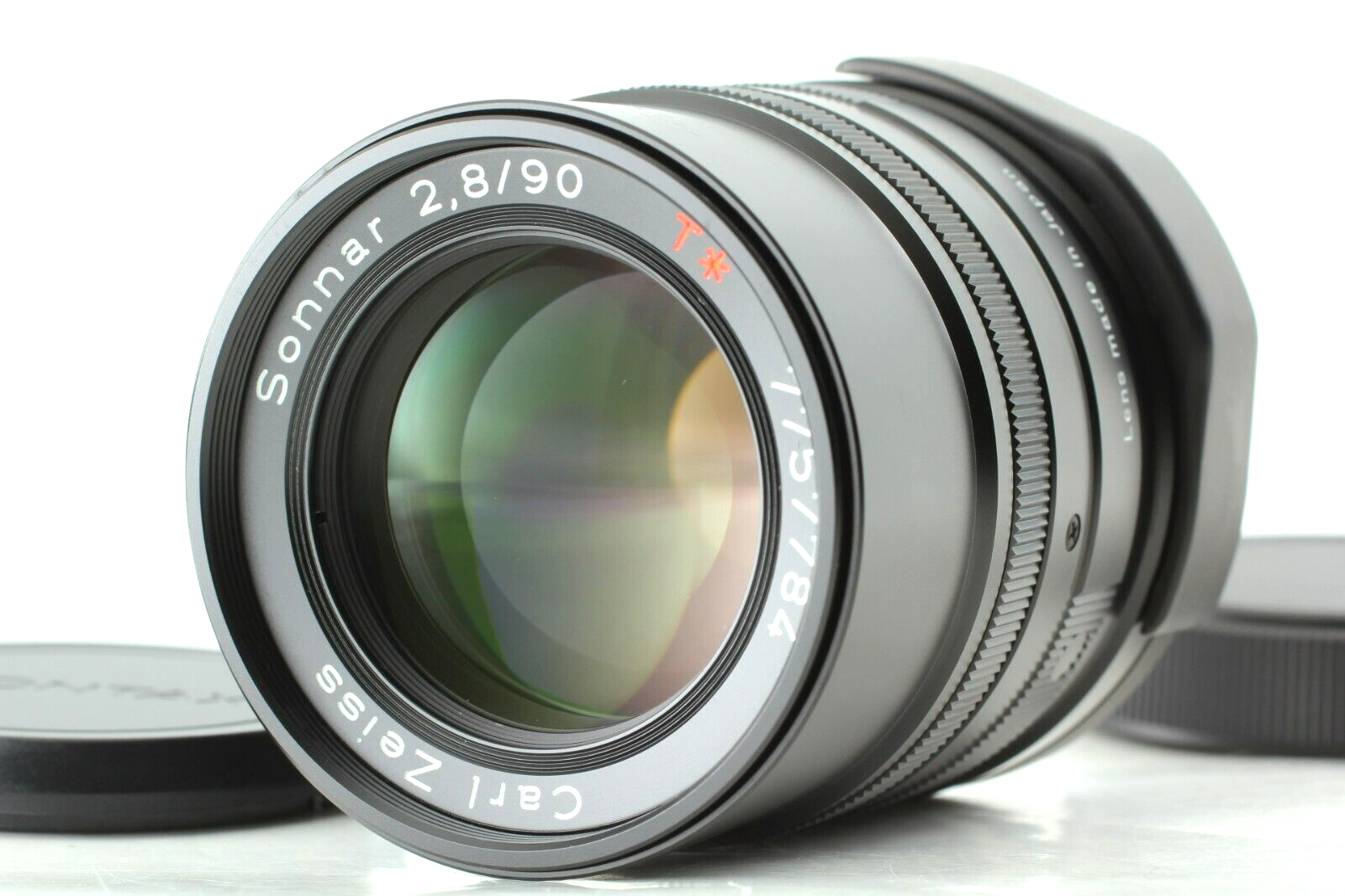 TOP MINT】 Contax Carl Zeiss Sonnar T* 90mm F2.8 Lens Black