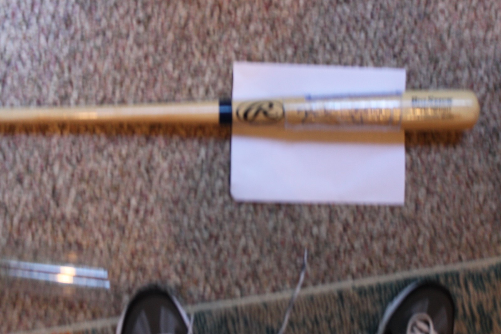 David Wright Official MLB Rawlings pro bat with coa
