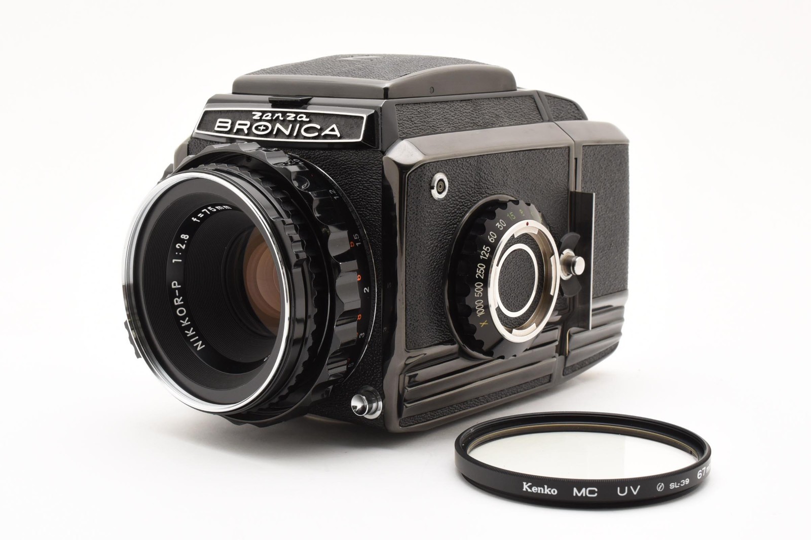 完動 Zenza BRONICA S2 NIKKOR-P 75ｍｍ F2.8 MINT+++++] ZENZA BRONICA S2A S2 Late Model + Nikkor P 75mm