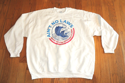 White 2024 claw sweatshirt