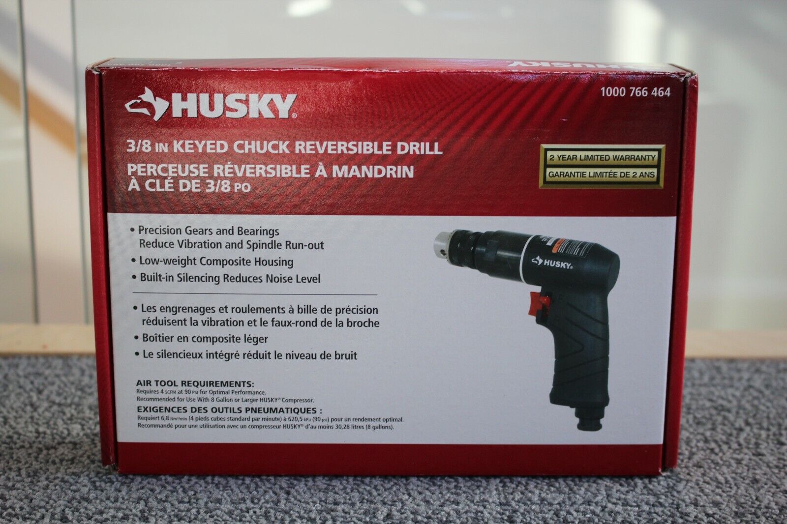 3/8 in. Keyed Chuck Reversible Drill 3/8 in. Keyed Chuck Reversible Drill