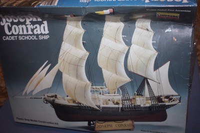 LINDBERG 1986 39JOSEPH CONRAD39 SHIP MODEL 856 NEW NEVER OPENEDSEALED IN BOX