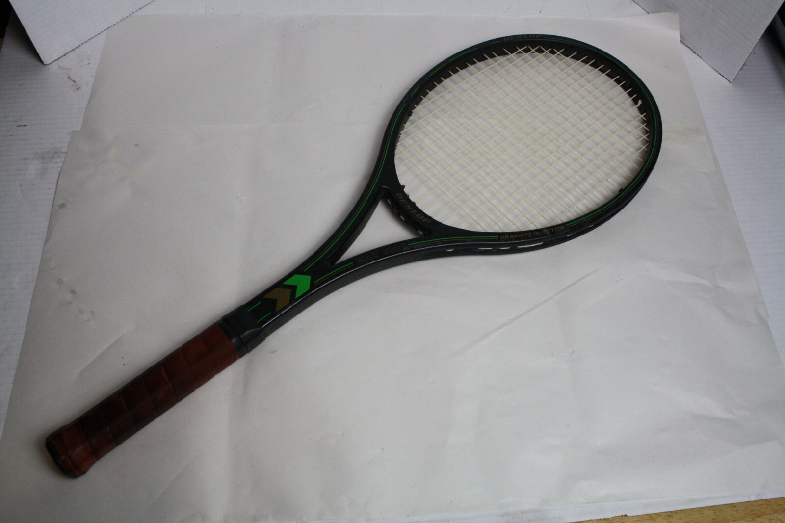 ビンテージ DUNLOP MAX200G マッケンロー グラフ テニスラケット Tennis Racquet Racket Vintage Dunlop Max 200G Original Bag