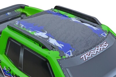 RPM 80312 TRAXXAS X-MAXX BLACK ROOF SKID RAILS protectors plates bars NEW