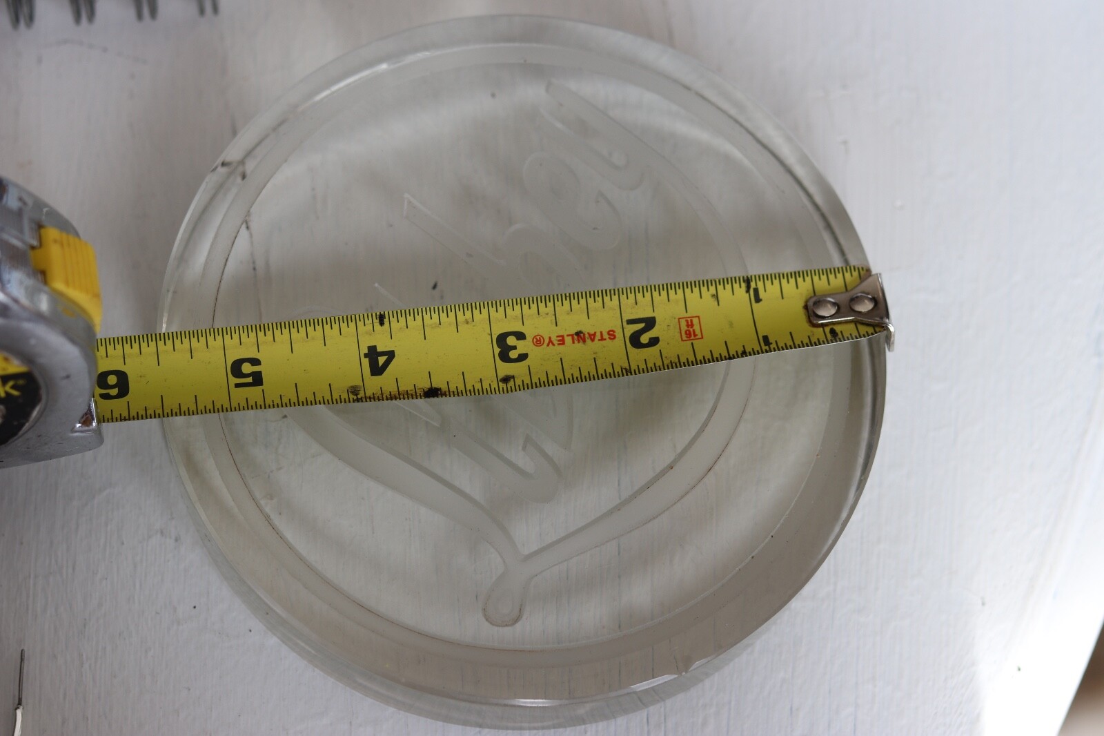 VINTAGE LIBBEY GLASS PAPERWEIGHT 